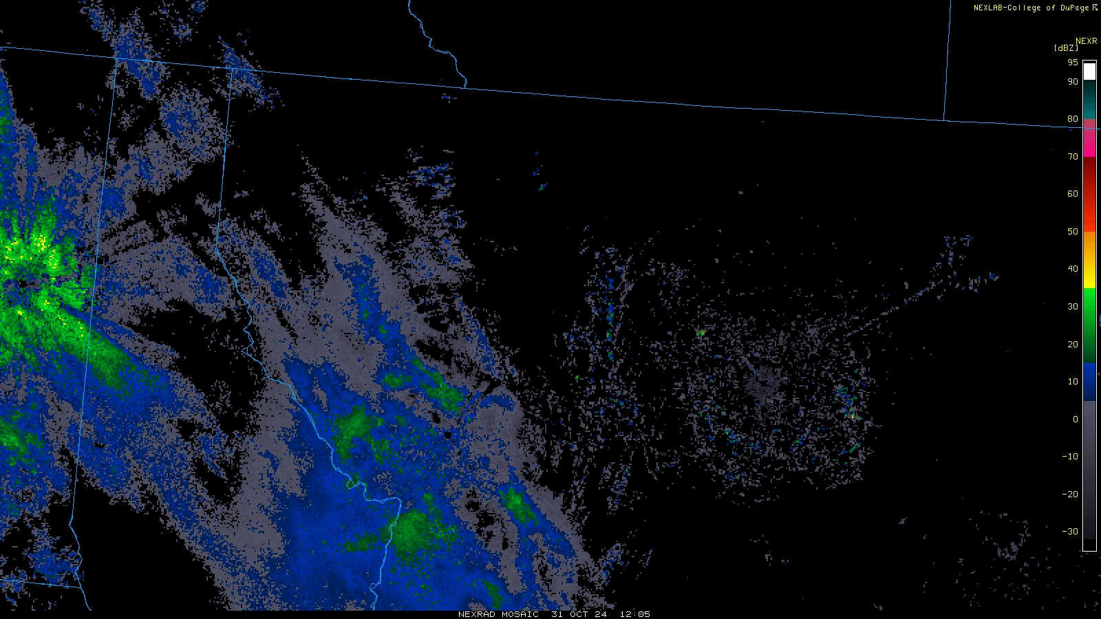 COD Satellite and Radar