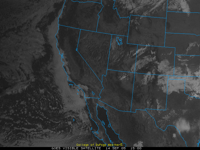 [GOES-10 1 km Visible]